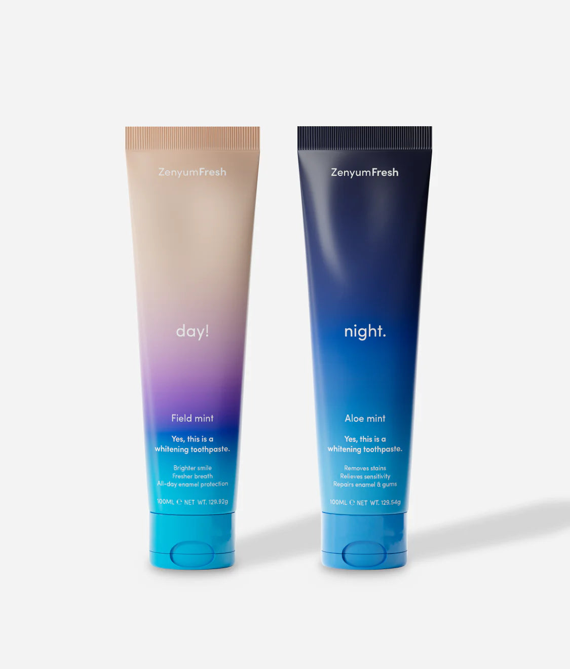 ZenyumFresh™ 夜間修復 護齦蘆薈活性碳牙膏