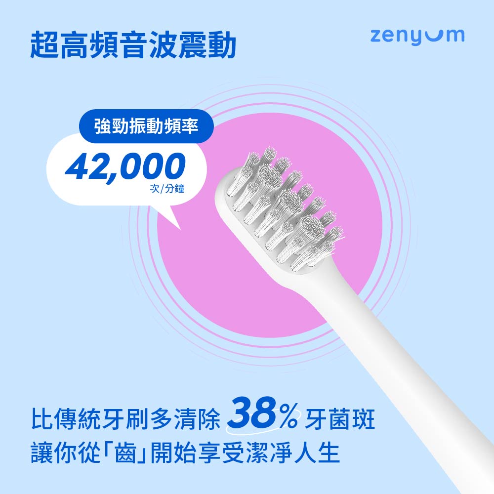 ZenyumSonic™ Go 隨行版音波振動牙刷